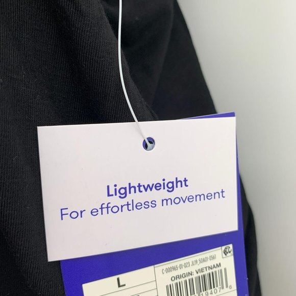 JoyLab NWT Women's Black Sleeveless Racerback Knit Tank Top Size Large - Picture 4 of 8